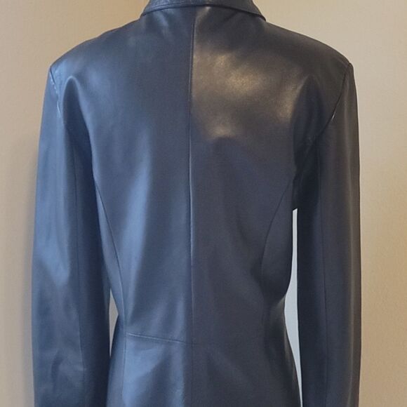 Vintage Marcel Kassini leather coat. Large - Picture 6 of 14